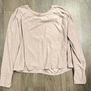 Beyond yoga long sleeve crop shirt